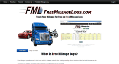 Desktop Screenshot of freemileagelogs.com